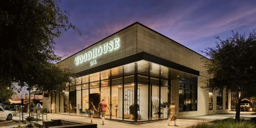 Woodhouse Spa Exterior Storefront